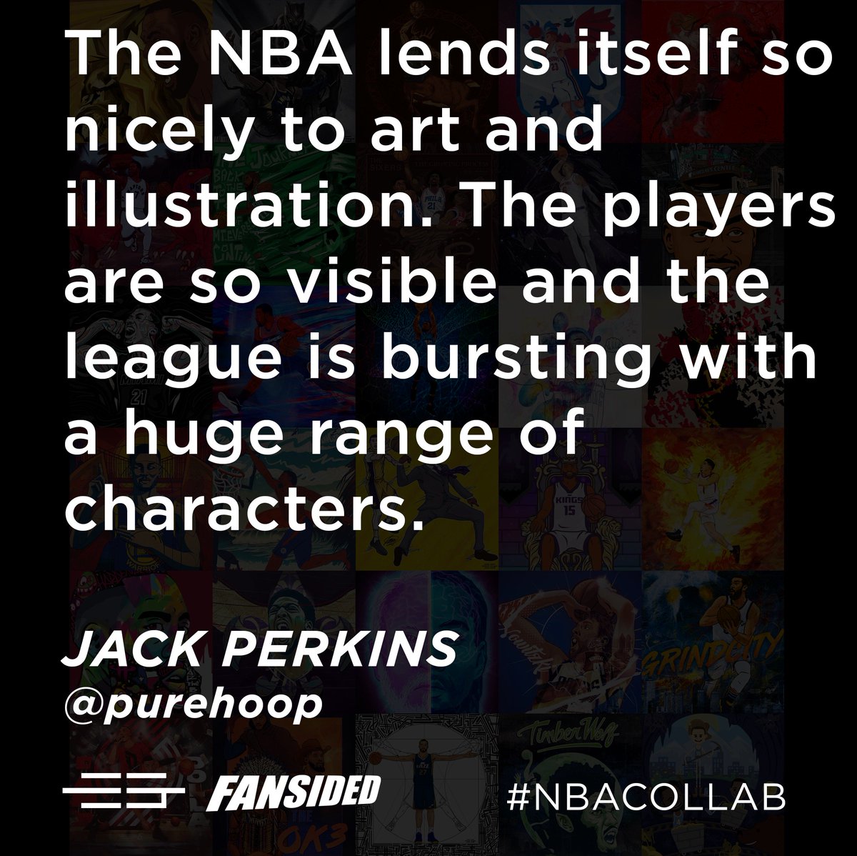 The_Step_Back's tweet photo. This #nbacollab illustration by @purehoop and @ElliotGerard has taken on a whole new meaning, but it's still gorgeous as all get out. Check out the entire series here: https://t.co/78OvpLj84I https://t.co/iA0jv2H3M7