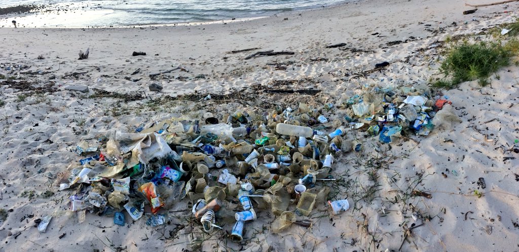 Envac18's tweet photo. It was supposed to be our relax time but it disturbed us when we went to snorkel. 

We found 1,373 types of plastics including 1,079 plastics, 279 water cup shapes, 7 water bottle (2 big bottles and 5 medium bottles), 5 cans, 1 beer bottle, a rice bag and a baby napkin https://t.co/lYrMYKqwWr