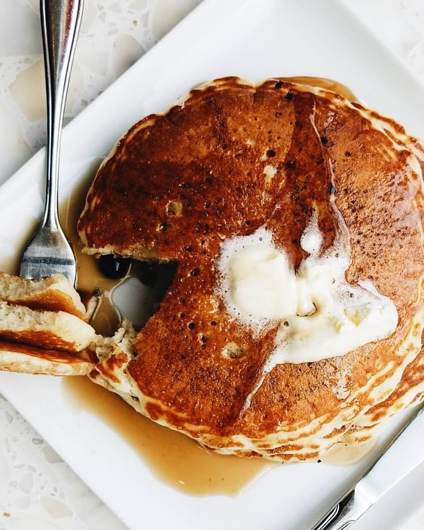 TheOriginalPDX's tweet photo. Our hotcakes with juicy blueberries is like the weekend #goals #weekend #brunch #saturday #ogpdx https://t.co/9EpWxdsk38