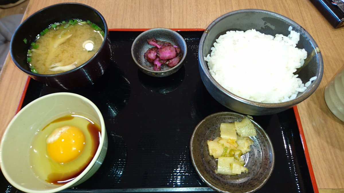 卵かけご飯定食 卵かけご飯定食