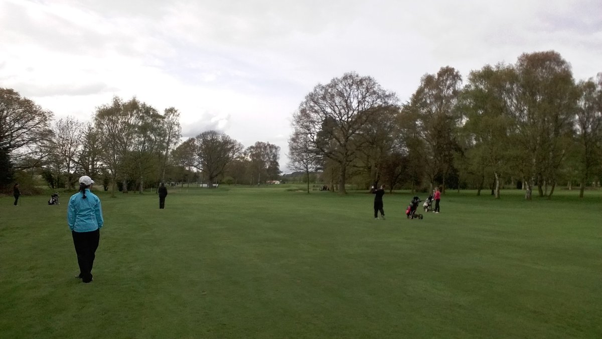 GRF_Golf's tweet photo. Followed this morning's lovely walk watching @libsygolfgrl with 18 holes watching @leoniemuirgolf play well in her second round of The @RandA Girls Under 16's Open Championship at @fulfordgolfclub. Well done girls! #17thhole #18thtee #ZenGolfMechanics #ZenGolf #FlowMotion https://t.co/lrQz13SYL3