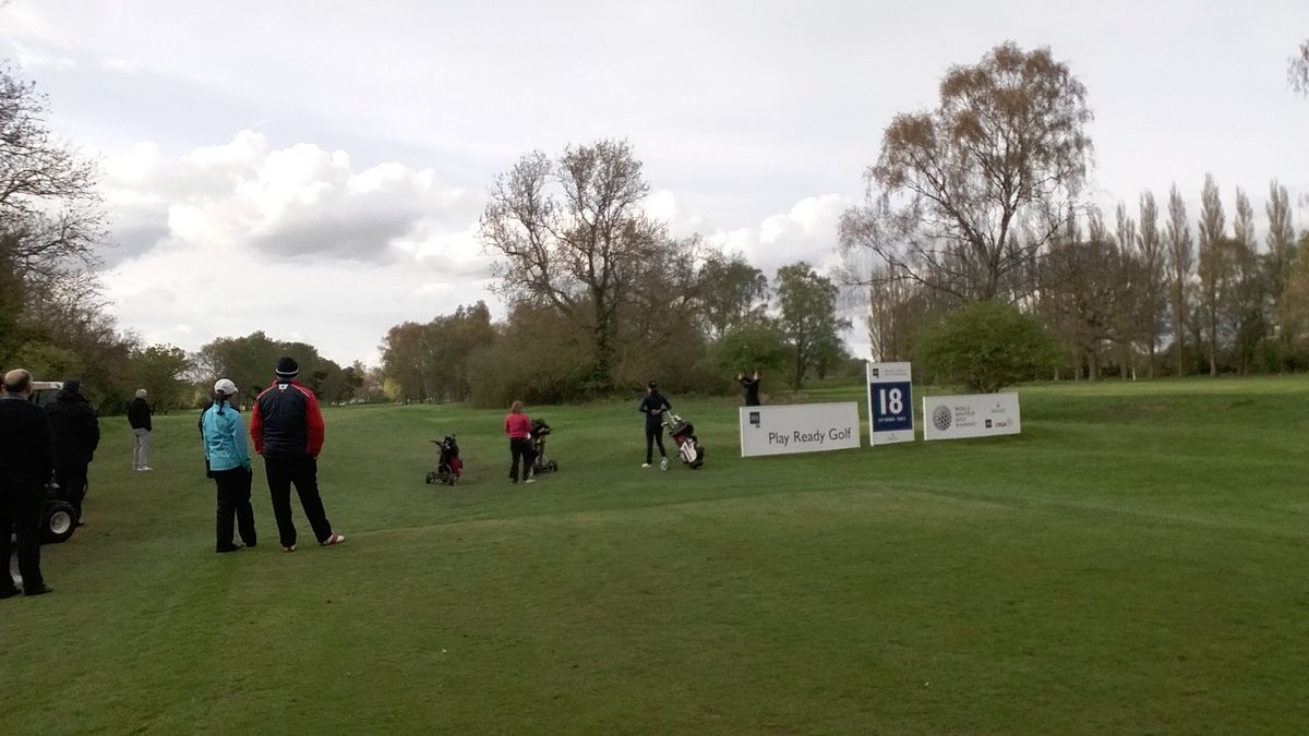 GRF_Golf's tweet photo. Followed this morning's lovely walk watching @libsygolfgrl with 18 holes watching @leoniemuirgolf play well in her second round of The @RandA Girls Under 16's Open Championship at @fulfordgolfclub. Well done girls! #17thhole #18thtee #ZenGolfMechanics #ZenGolf #FlowMotion https://t.co/lrQz13SYL3