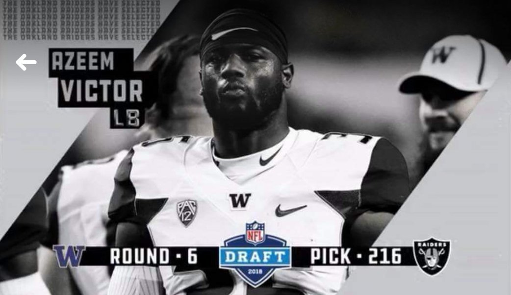 CocaColaBen56's tweet photo. #nfldraft2018 #raiders #silverandblack #raidernation @AzeemVictor https://t.co/sQZhisVmLh