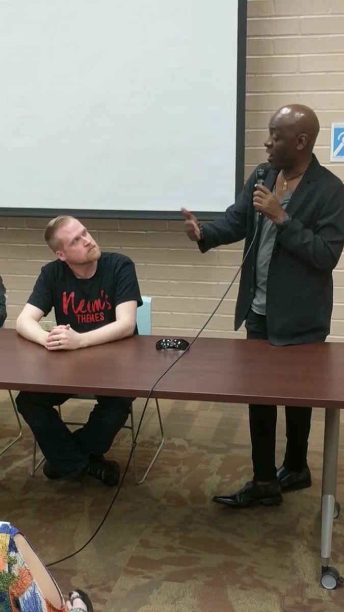 MichaelLieder's tweet photo. Sitting on the #actors panel talking about what you #love is a privilege but if you don’t also listen you won’t take as much away from the experience! That said... when @TCREXP talks, you listen! #actorspanel #LAWebfest #webseries #webisode #socialmediarealestate #FollowTheLieder https://t.co/TCyuPmdVU2