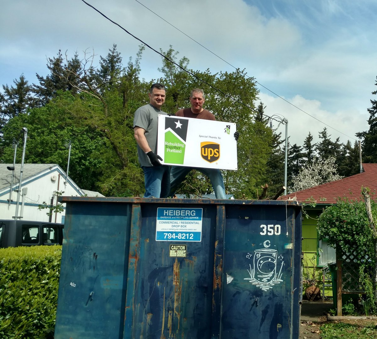 UPSers get stuff done!! <a href="/NorthwestUPSers/">Northwest UPSers</a> <a href="/judiyounce/">My Info Judi Younce</a> #RebuildingMonth