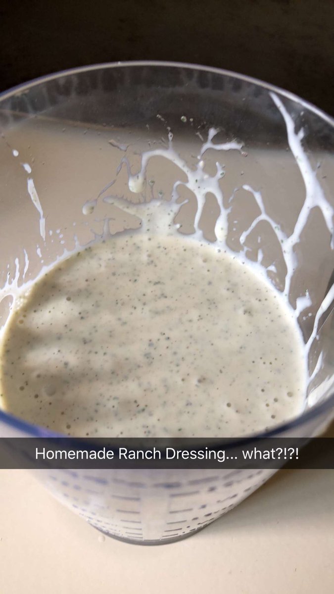 Kim_Scott_15's tweet photo. So, I just made homemade ranch dressing. 🤩 #DumpRanch #Whole30 #RockstarStatus Shout out to @MissKaty11 for the inspiration! https://t.co/RateMTWI84