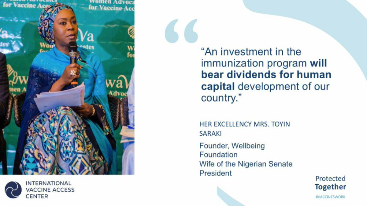 ToyinSaraki's tweet photo. "An investment in the immunization program will bear dividends for human capital development of our country." @WellbeingAfrica @Jhpiego @IVACtweets @GatesAfrica  @NphcdaNG @Wavaorg @Fmohnigeria #AVW18 #VaccinesWork #VaccineGoodOh #AVWng #Midwives #MamaCare https://t.co/7HwcMOMaiP