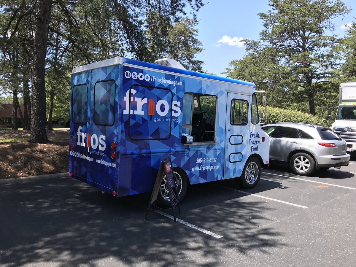 FriosBirmingham's tweet photo. It’s #shredfest 2018, sponsored by Wealth Strategies LLC! Gone For Good is here destroying your documents for a good, cathartic, post-tax-season cleanse, and we’re handing out pops to everyone that stops by! We can cater your event, too! https://t.co/G3TIVk0Mz0