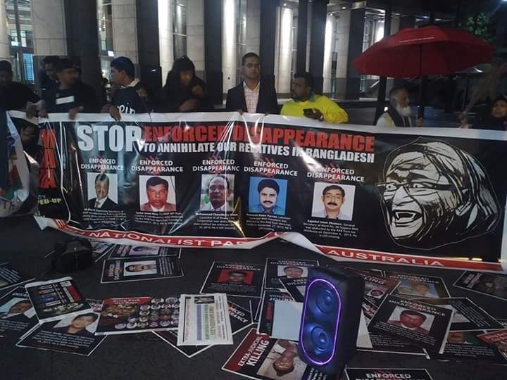 NasimulK's tweet photo. #DictatorHasina 
#LeaderofProstituteHasina
#KillerHasina
#GoBackHasina
#GoBack2India
#WeHateHasina
Thank you very very much to Australian BNP. 
You are making the history against lady #Hitler #Hasina.
We love #KhaledaZia
#FreeKhaledaZia https://t.co/bqwk2Ia0te
