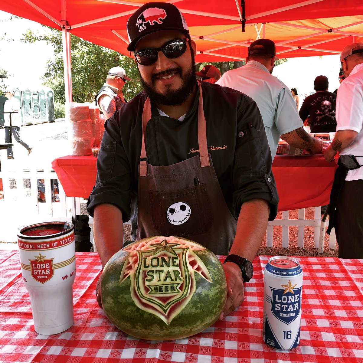 The <a href="/LoneStarBeer/">Lone Star Beer</a> Garden! Come out, we’ll be here until 11pm tonight!