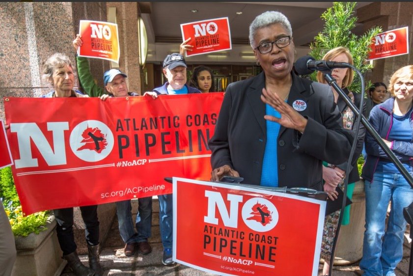 SierraClub's tweet photo. North Carolinians to @BankofAmerica: Stop Funding Pipelines https://t.co/U67X9IUClK #NoACP #DefundACP https://t.co/m2UpKtHo4y