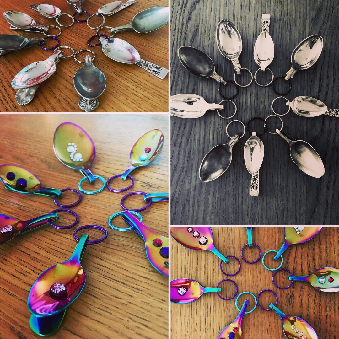 copelandwalker1's tweet photo. #blinging #cutlery #keyrings #charms #ForSale @gracefieldarts @thedarkroomedinburgh https://t.co/8Gr5mpUd25