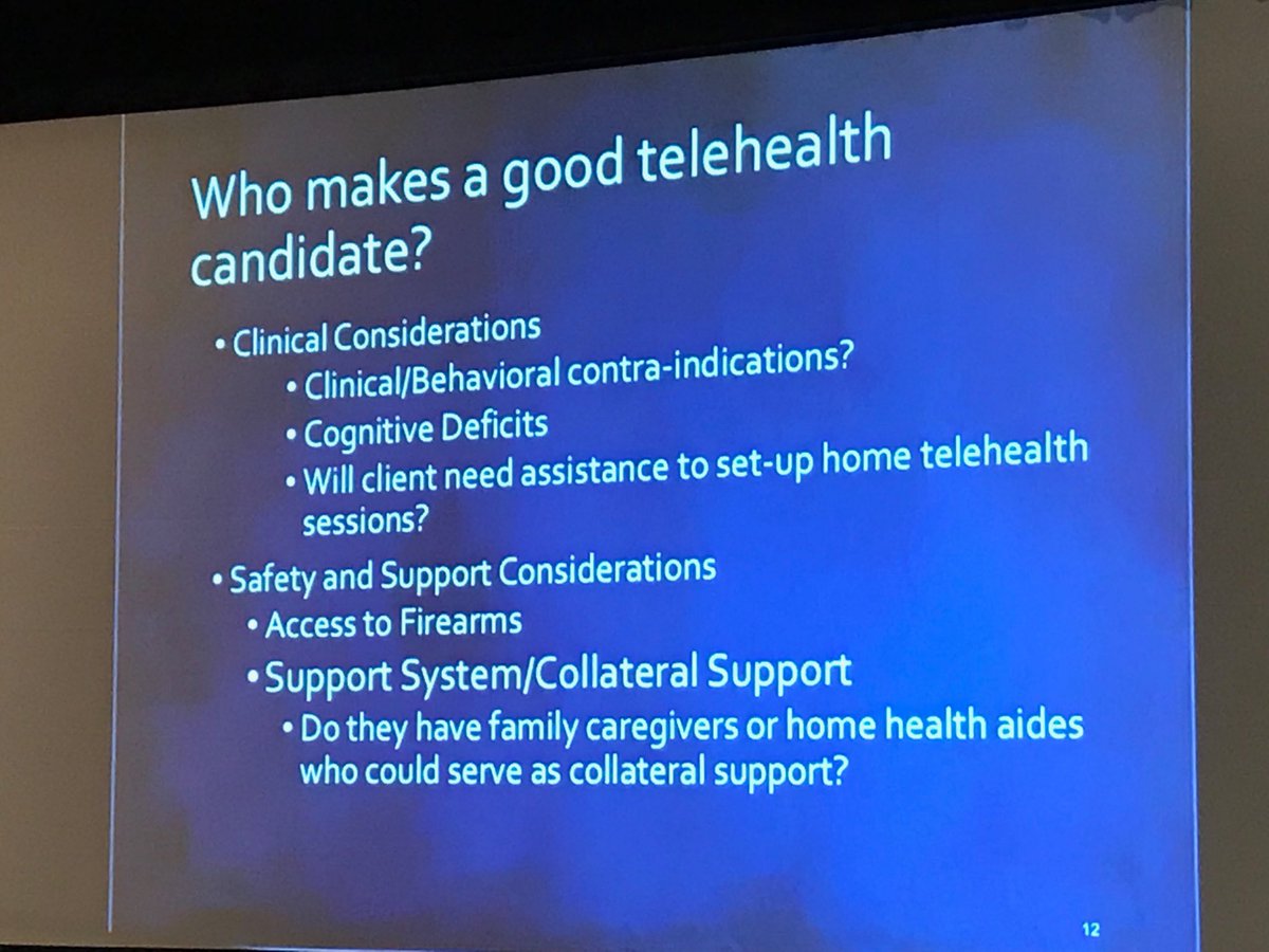 Telemental Health best practices #CPA18