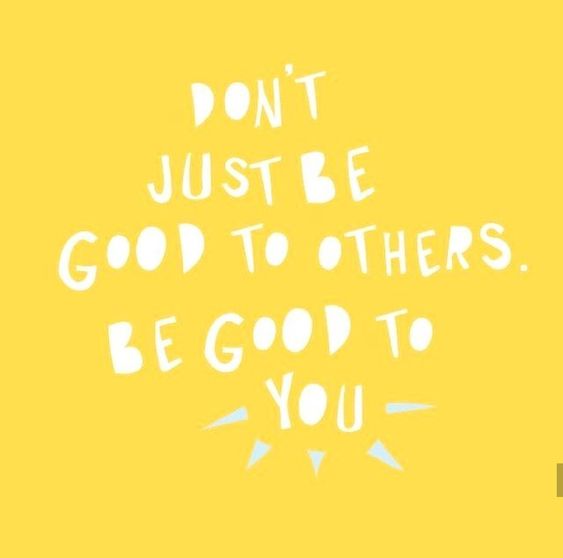 Remember to put some time into YOUR self care this weekend! #SelfcareSaturday :)