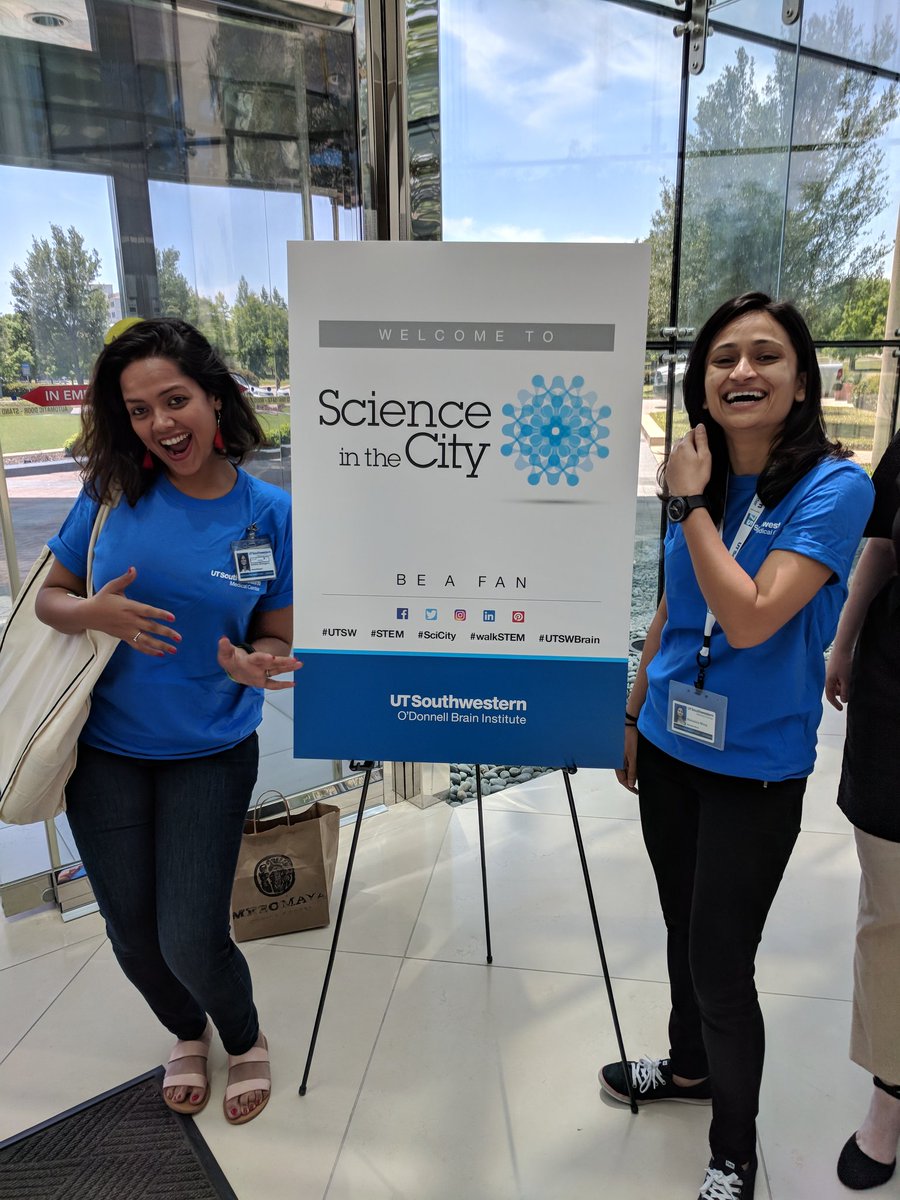 VarshaBeMe's tweet image. Such a pleasure to be a part of Science in the city with the @dallasnews and @UTSWNews ! #utsw #talkstem #UTSWBrain #SciCity #STEM