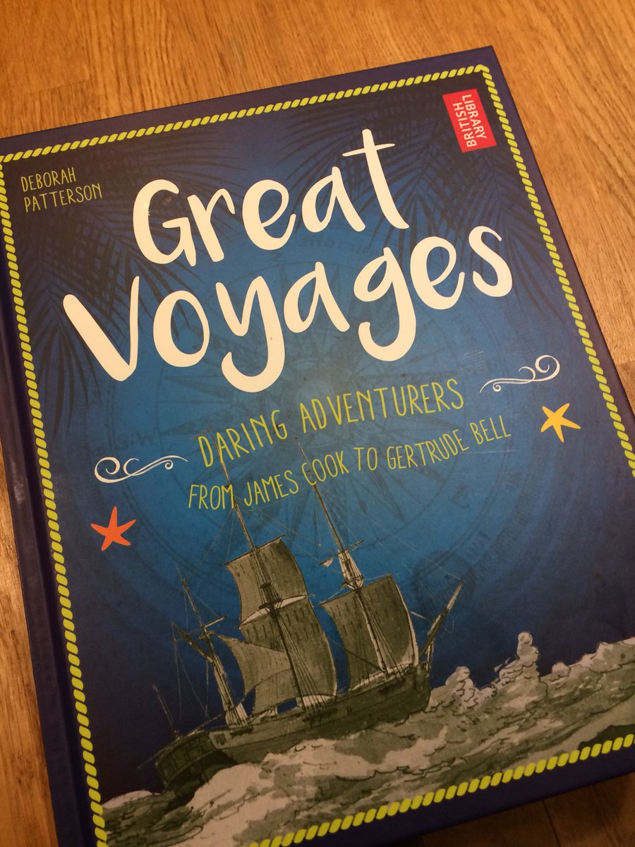 Look what’s arrived <a href="/mrsdebspatters/">Grand Adventure Story</a> Looks brilliant. Meant to be for the children but I’ve taken first dibs! #greatvoyages