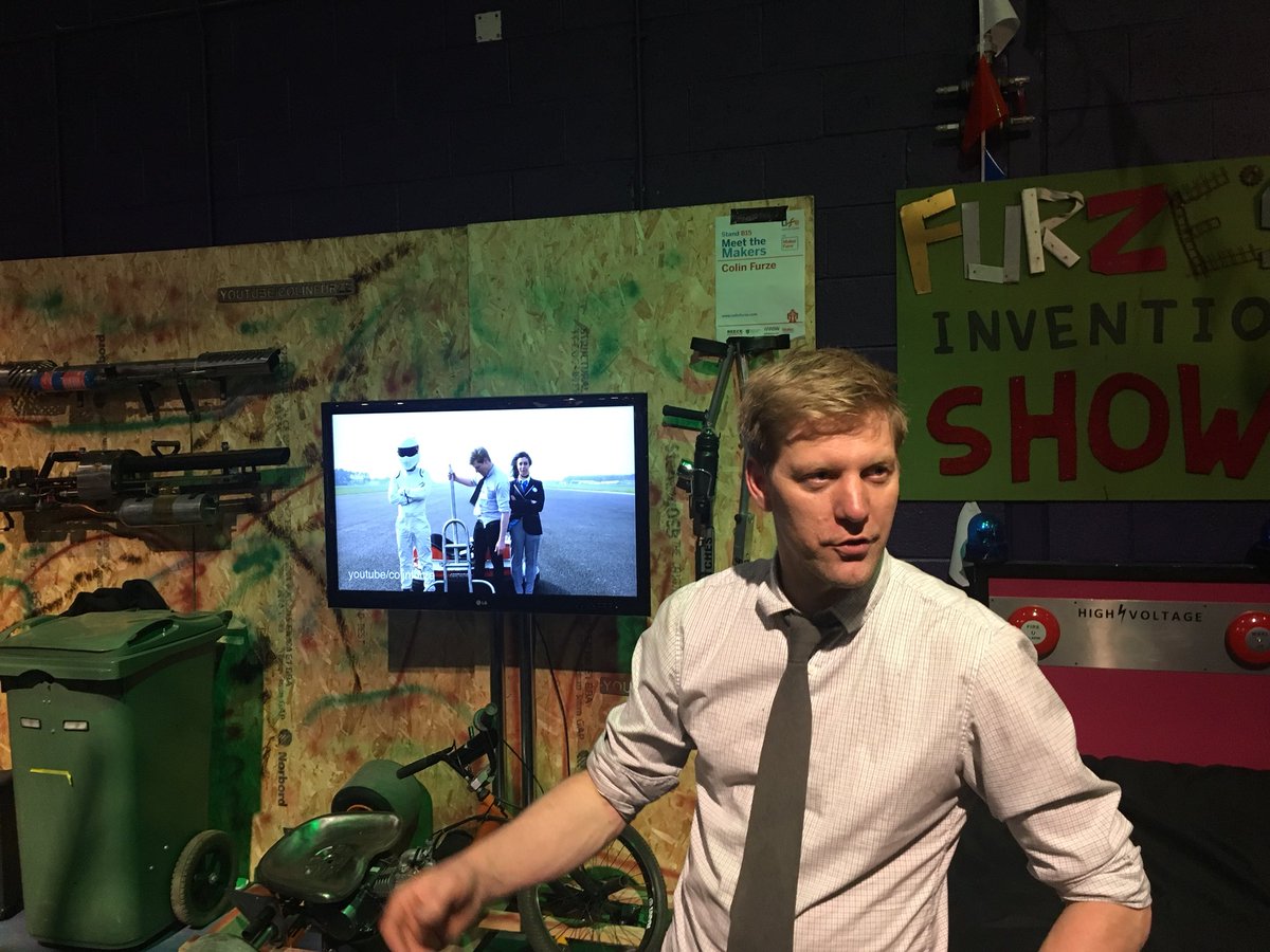 wadds's tweet image. Great afternoon with @danwadds @makerfaire_uk in Newcastle @scienceatlife. 

Made a heart rate monitor with @UniofNewcastle engineers; met YT maker @colin_furze; dualo synth; @Raspberry_Pi light cubes; and lots of robots.

Highly recommend.

#makerfaireuk #nefollowers