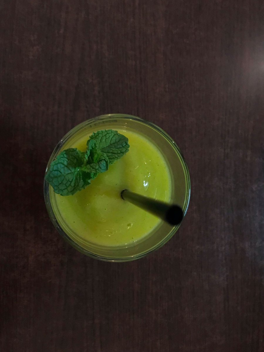 NEW! Mango &amp; Mint juice! Don't want any of our regular juice or smoothies on the menu? No worries 😏 Mint &amp; mango! It's toxic'ally good &amp; totally healthy! 😉