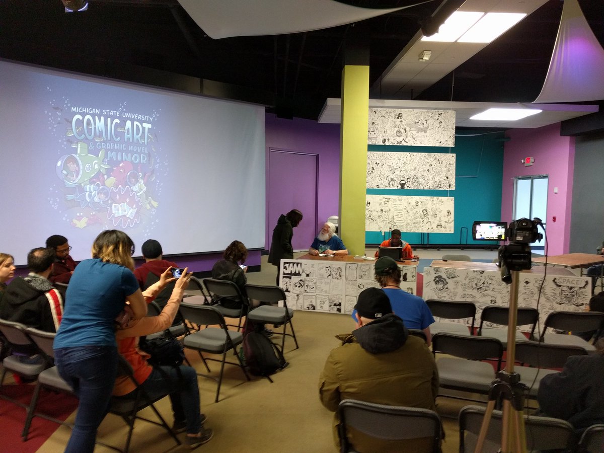 MSU Comics Forum tweet media