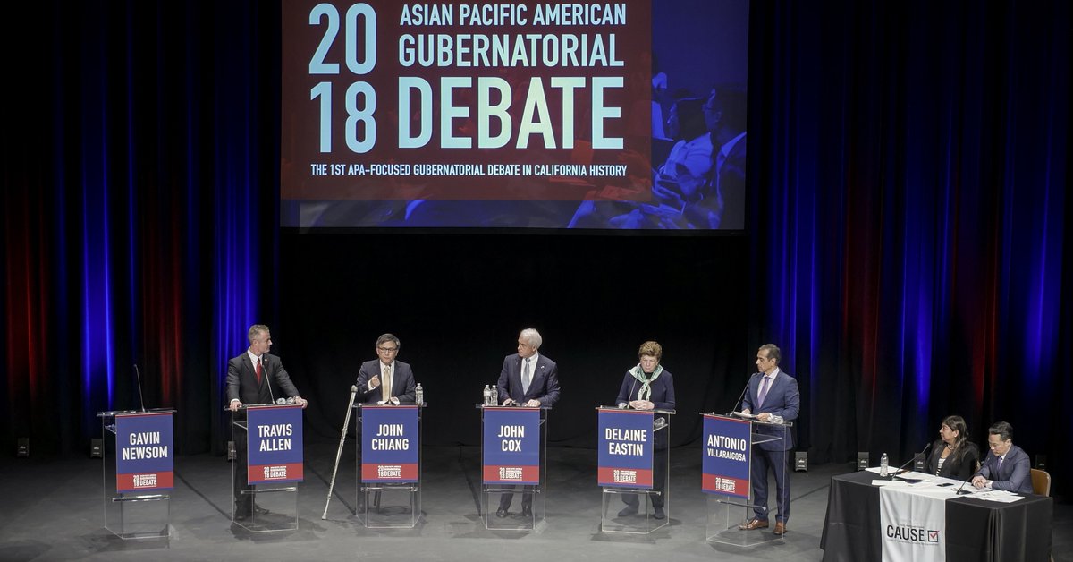 CommonSimple's tweet image. Incredible night where history was made. Honored to be the videographer for the first ever #APAGovDebate with @causeusa @GavinNewsom @JoinTravisAllen  @JohnChiangCA @TheRealJohnHCox @DelaineEastin @antonio4ca @LATSeema @RichardLui #AAPI #CAGov