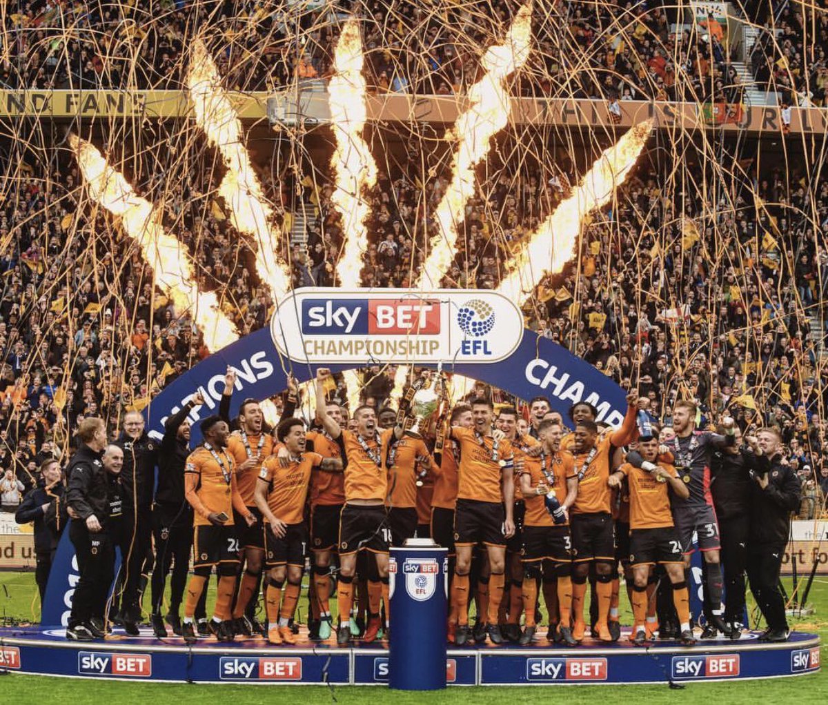 Rubenvinagrejr's tweet image. What a moment! Finally we’re champions! Thank to all the fans who supported us until the end!! 
WOLVES AY WE 🏆🔥🥇

A&amp;amp;O