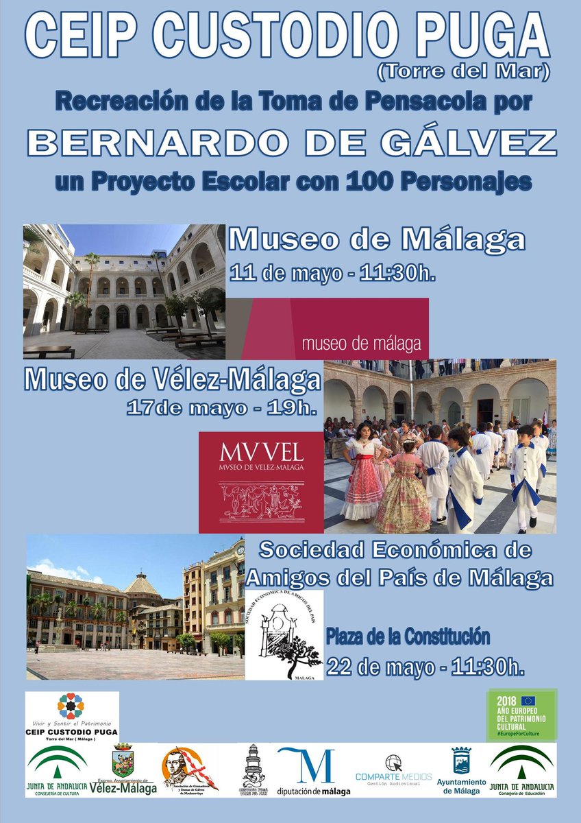 Tocar la historia con las manos va a ser una realidad,Carlos III y la familia Gálvez son parte de Museo de Málaga y la Soc. Eco. Amigos del País,y nuestro alumnado va a #VivirYSentirElParimonio @educacionenmlg <a href="/gabBBAAMalaga/">GabineteBBAAMalaga</a> <a href="/Malagaconvive/">Gabinete Convivencia e Igualdad</a>  <a href="/AytoVLZ/">Ayto Vélez-Málaga</a> <a href="/EducaAnd/">Consejería Desarrollo Educativo y FP</a> #CustodioPugaNoPara