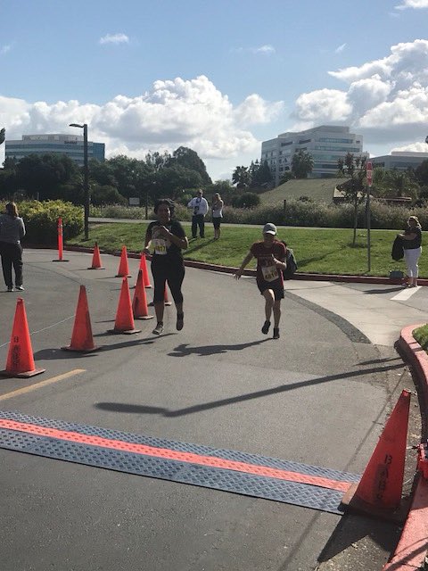 PittsburgPD's tweet photo. This morning Ofc Heidi Maguire and members of the #Pittsburg High School Foot Pursuit Running & Fitness Club participated in the #KopsForKids run ๐๐ฝโโ๏ธ๐๐พโโ๏ธ How are you enjoying the Spring weather today? https://t.co/DR1kxDT9Cs