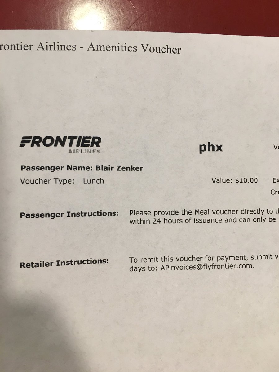 bzenkerdc's tweet photo. Definitely not worth my 6 hour flight delay @FlyFrontier @FrontierCare https://t.co/cnLzawcHyV