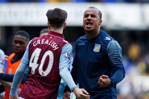 JackGrealish's tweet photo. My idol growing up.. it has been a pleasure to train, play and learn of you brother! A legend in my eyes and I’m sure in every other villa fans eyes. Thanks for the good times bro❤️⚽️ @ga11official https://t.co/Yyann4aswE