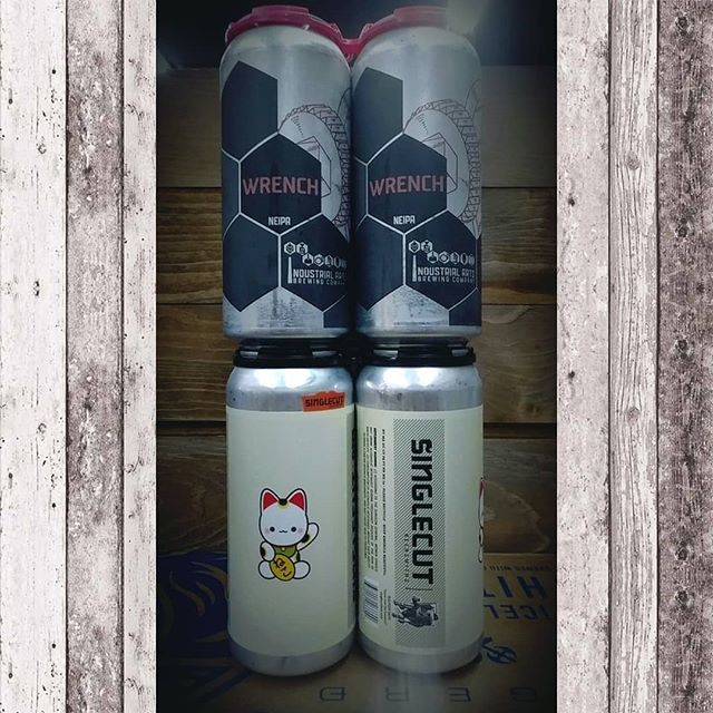 brhackensack's tweet photo. Now in stock @industrialartsbrewing Wrench (7% NEIPA) & @singlecutbeer 日本から来たネコ /Some Cat From Japan (4.2% Session IPA) @njcraftbeer #njcb #industrialartsbrewing #singlecutbeer #singlecutbeersmiths #somecatfromjapan #wrenchneipa #wrenchipa #neipa #sessionipa #fb https://t.co/AYAYelVysc
