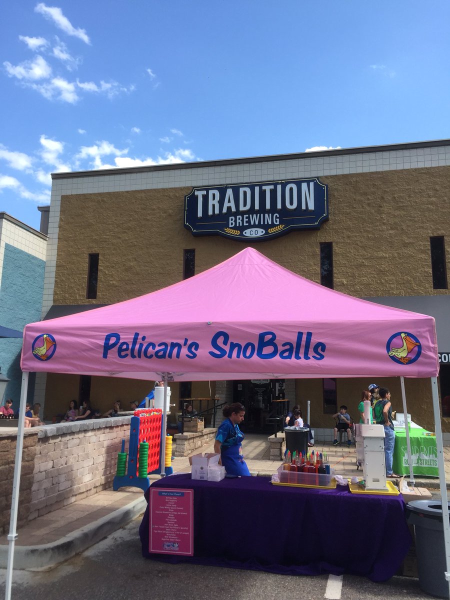 pelicansnn's tweet photo. Come see us at Tradition Brewing today from 2-7 for the Halfway to Halloween run! https://t.co/KpNF10DMW1