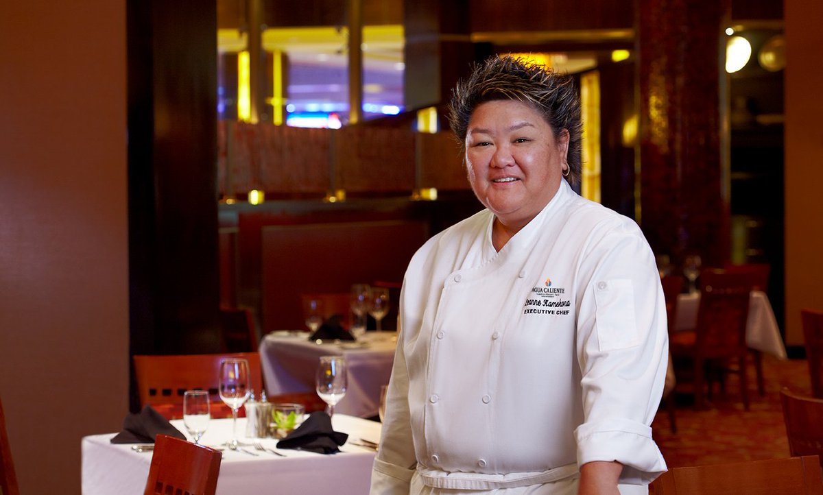 DineRnchoMirage's tweet photo. Check out our latest Chef Spotlight on Leanne Kamekona, the fabulous Executive Chef @AguaCalienteCRS https://t.co/GJrXVNb327 #topchef #culinarymaster #RanchoMirage #foodie https://t.co/ZOX33VhEIk