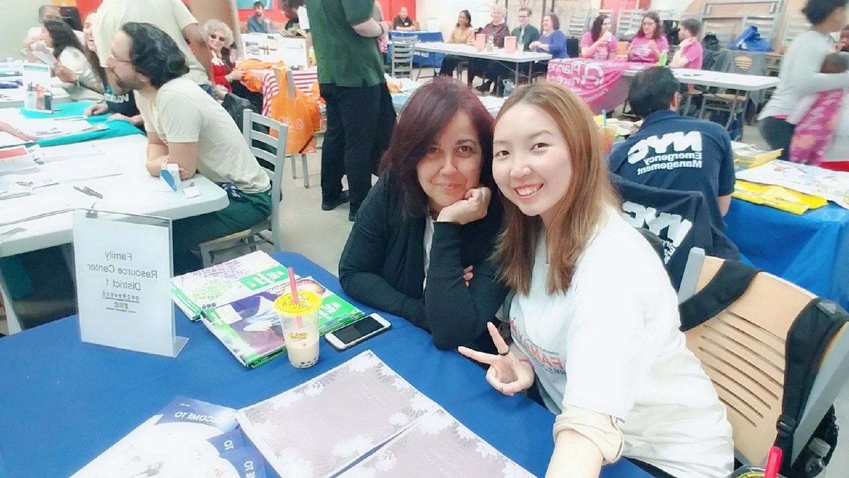D1 FRC sightings! Our outreach coordinators representing at the Community Resource Fair! Thanks <a href="/CarlinaRivera/">Carlina Rivera</a> for inviting us and allow us to better serve our community!