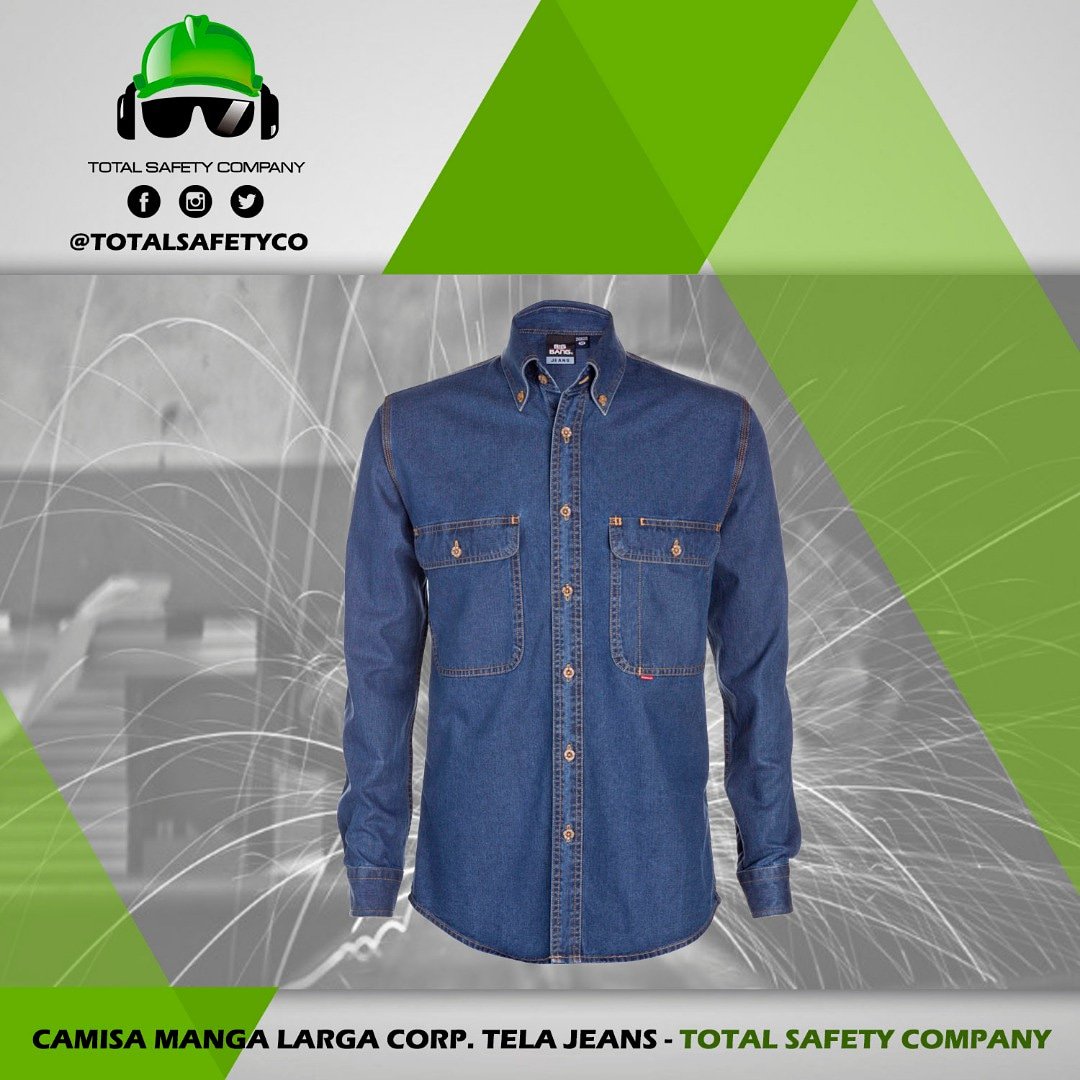 Total Safety Company on Twitter: "La imagen corporativa es indispensable en toda empresa por ello en #totalsafetycompanysas te ofrecemos camisas manga elaboradas en tela Jeans, te ofrecemos los mejores productos 👷 #