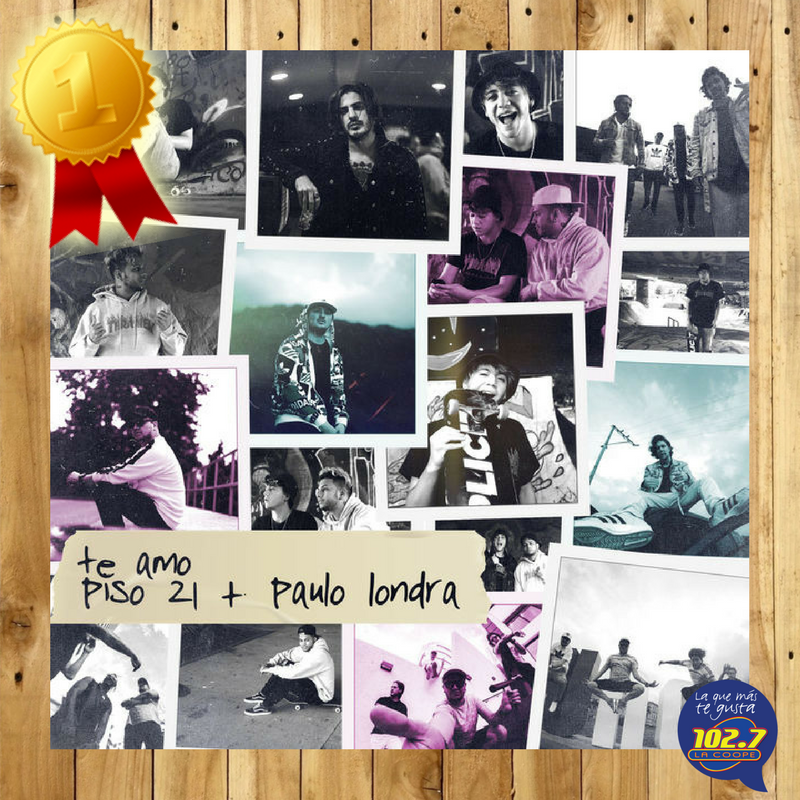 lacoope's tweet photo. @piso21music junto a @PauloLondra se quedaron en el puesto #1 del #RKT40 con #TeAmo! Se mantendrá? Vos lo decidís! https://t.co/qN6lFCuEJs
