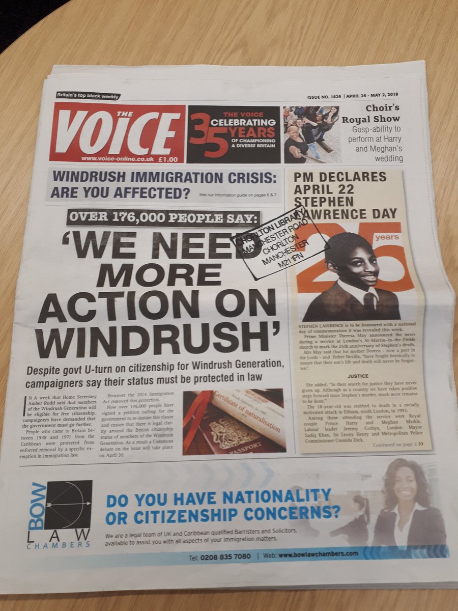 KayLuxon's tweet image. #manchesterlibraries 
The Voice at 
#chorltonlibrary