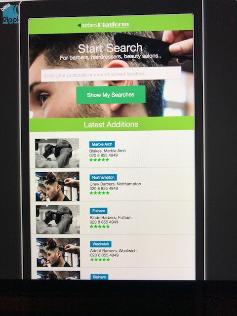 BarbersPlatform's tweet photo. Beta version of our app..QA testing... Available in the App store soon.. https://t.co/mgksHWyB4A