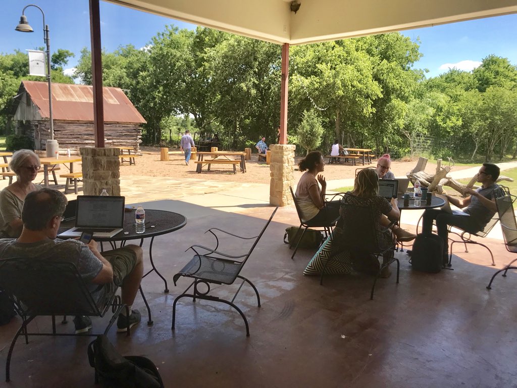 LMFreemanWrites's tweet photo. Write all day at Austin Film Festival’s first ever Writer’s Retreat? Yes, please! @StudiosRepublic @austinfilmfest @FilmATX  #eatsleepwrite #writerslife #atx https://t.co/YoVuPoEnHX