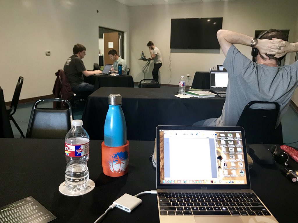 LMFreemanWrites's tweet photo. Write all day at Austin Film Festival’s first ever Writer’s Retreat? Yes, please! @StudiosRepublic @austinfilmfest @FilmATX  #eatsleepwrite #writerslife #atx https://t.co/YoVuPoEnHX