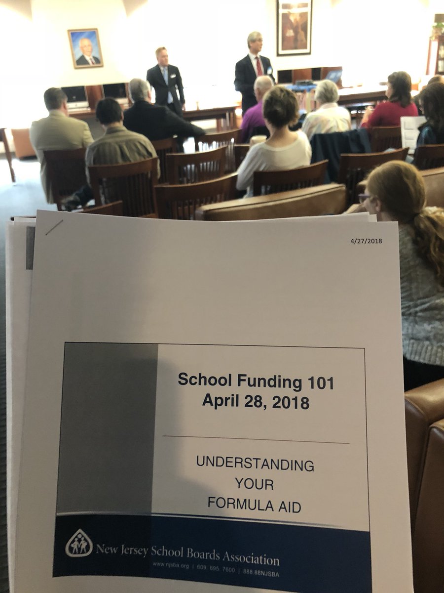 Denville K-8 School District has been shorted $5.1M in state aid since 2010...according to the state’s own formula! It’s time to learn more about why and what we can do about it. Great program by @njsba @DenvilleSchool @denvillenj