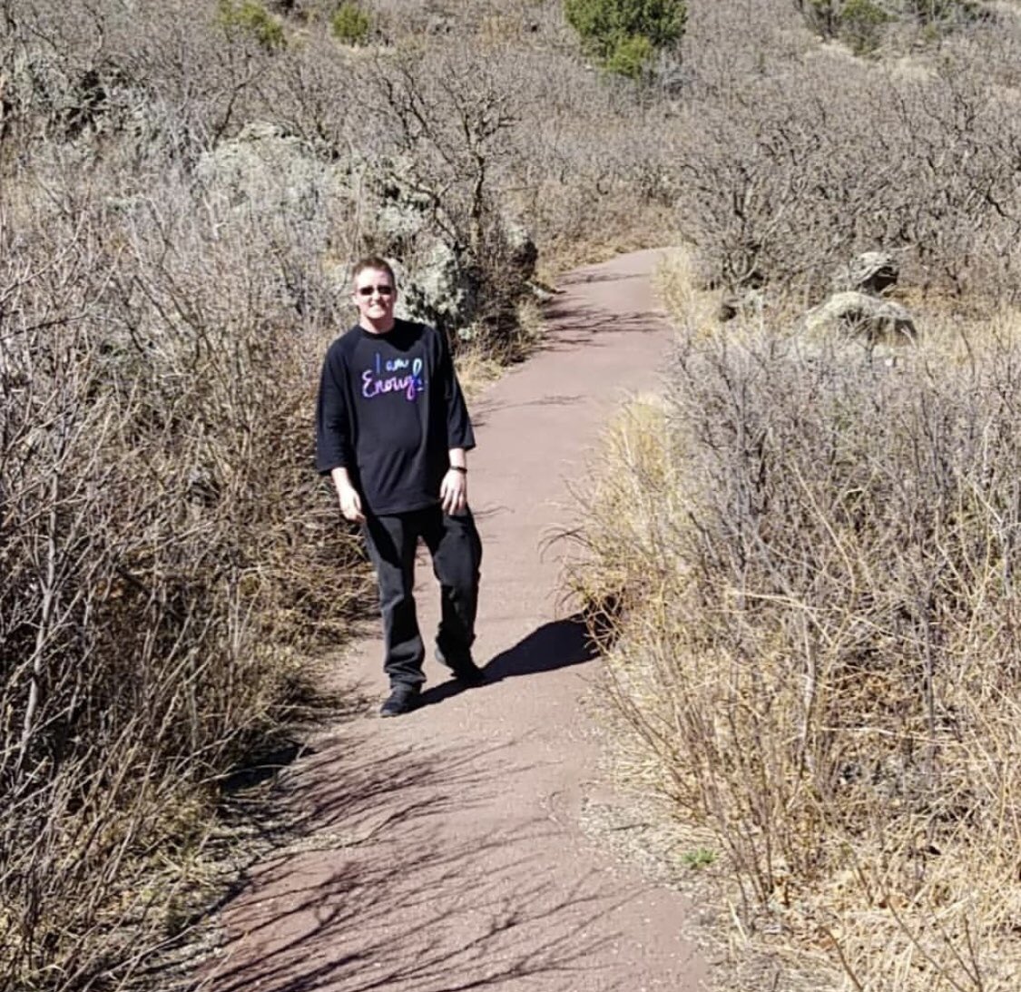 Point5cc's tweet image. @shninja13 rocking our I Am Enough baseball Tee while hiking a 🌋. What activities do you do in #point5cc gear?