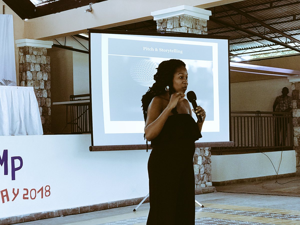 wborch's tweet photo. When @HaitiTSummit founder @Christinesntim is empowering the crowd to know how to pitch... #TechCampOkay https://t.co/4q6ujHYGDb