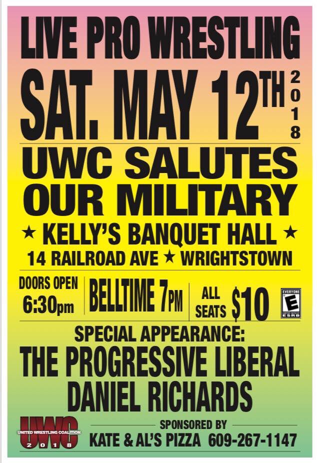 Yankee_TDM's tweet photo. Ladies and gentlemen.. this is as #RealAsItGets @Yankee_TDM makes he’s way to #UWC this May-12 at the #KellysBanquetHall in #Wrightstown #NJ all seats 10$ come on out and show support.. let’s show ppl that NJ is #TDMStrong .. plz #RT #Like #Share #YankeeTDM #IndyWrestling https://t.co/4AKX1WfFxo