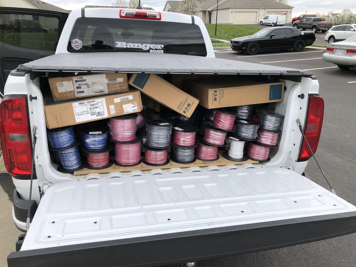 scotthatten's tweet photo. @KimballMidwest Thanks to the guy who pulled up his car and unloaded in the dumpster...never buy wire/hoses again https://t.co/rwY77G0T3f