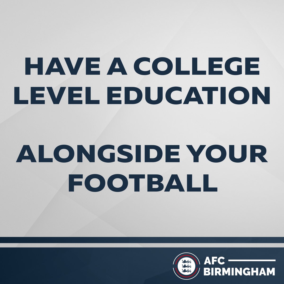 In partnership with our education provider Oldbury Academy, we are exited to be able to offer a range of courses within a Sixth-Form that has high success rates and a proven track record. Taking football alongside Vocational Courses, A level courses and BTEC’S