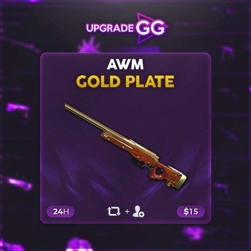 upgrade_gg's tweet photo. ★ AWM Gold Plate Giveaway ★

TO ENTER:
➡️ FOLLOW @upgrade_gg 
➡️ RETWEET + LIKE
➡️ TAG ONE (or more) FRIEND

Ends in 24 hours.
Good luck! https://t.co/rVZ21AkunK