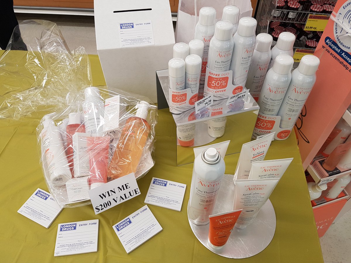 LDMorganCrossin's tweet photo. Enter to win to Avene gift basket valued at $200 when you stop by our baby event today.
These Avene products are perfect for sensitive skin.
We can't wait to see you at our event today! https://t.co/GCffnWJuTi