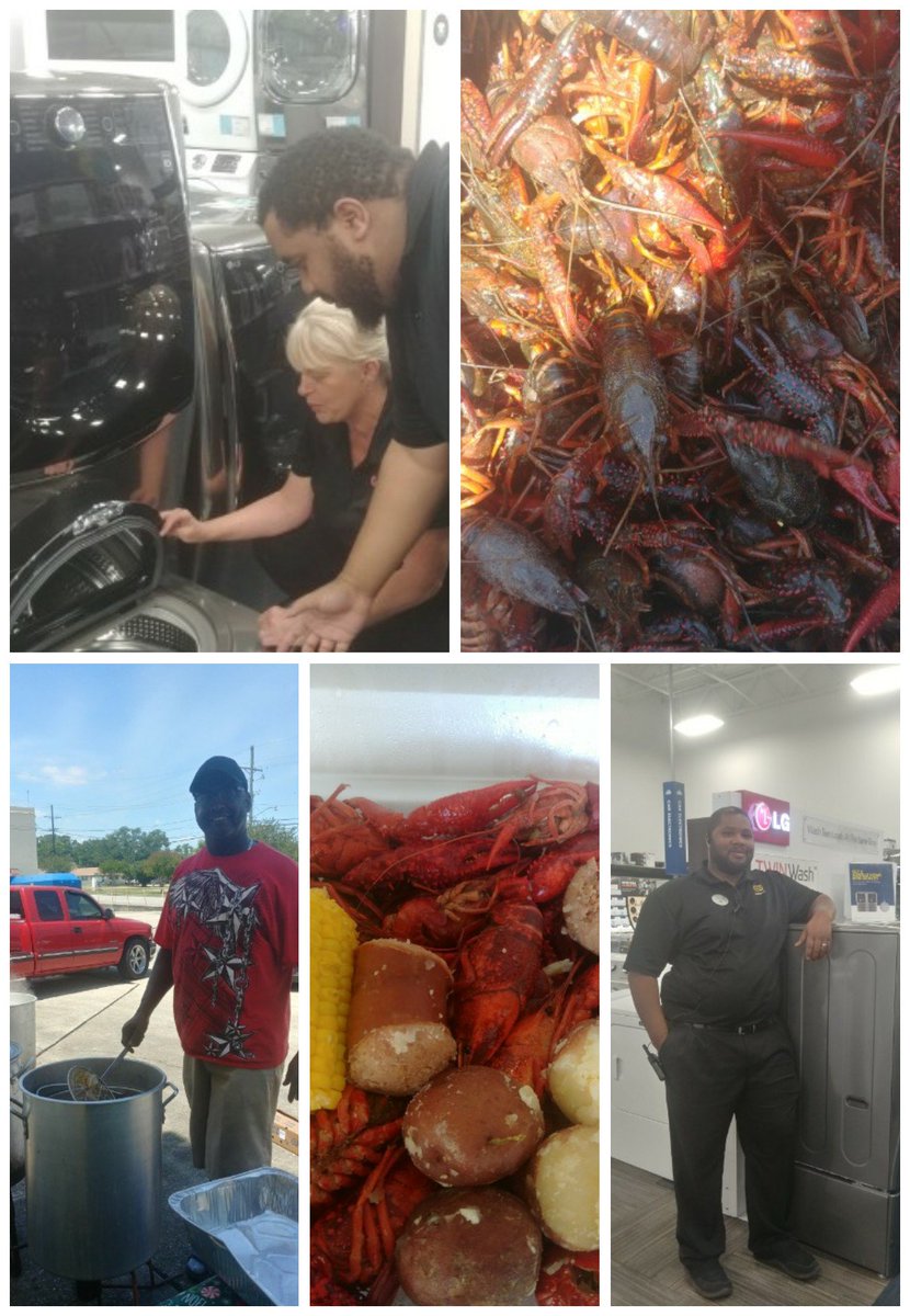 mindy_hartwick's tweet photo. The Crawfish was delicious! 
Best Buy #373 Gretna, La.  Vendor Day/Crawfish Boil. @LGUS. #yummyfood https://t.co/Y8fCaEoqeU