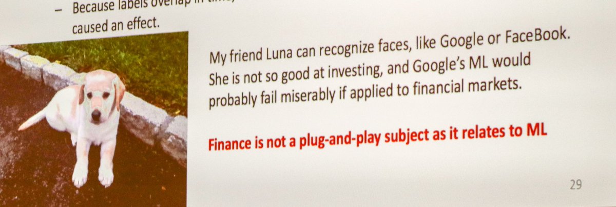 saeedamenfx's tweet image. h/t Marcos Lopez de Prado for this 🐶 trading machine learning anecdote! #quantcon