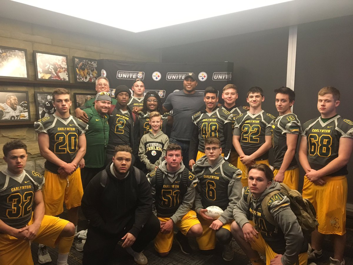 SteelersYouthFB's tweet photo. HUGE THANK YOU to Coach Yoder and the @CarlyntonSports football team for helping out at our #FanBlitz Youth Sessions today!  #CougarPride #LetsPlayFootball @DOCnation_7 @Dat_Dude_Nix @JamesConner_ https://t.co/XpKXx0xuuj
